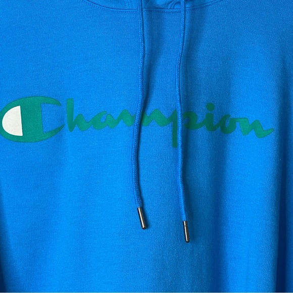 Champion Men's Powerblend Script Graphic Hoodie Size XL - Picture 5 of 9